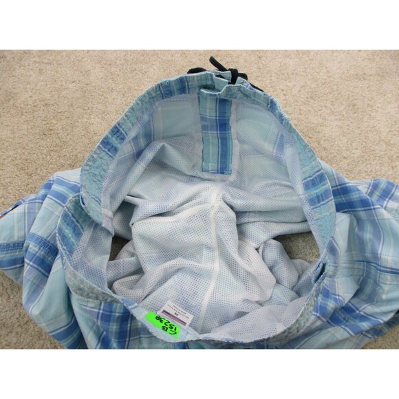 Vineyard Vines Swim Trunks Men 34 Blue Plaid Preppy Bathing Suit Board Shorts * - Picture 8 of 14